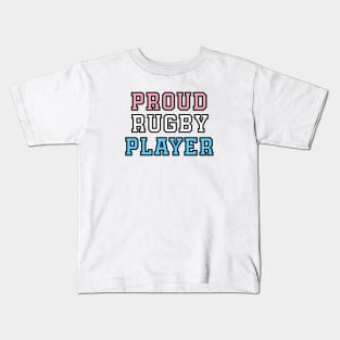 Proud Rugby Player - Transgender Pride Kids T-Shirt